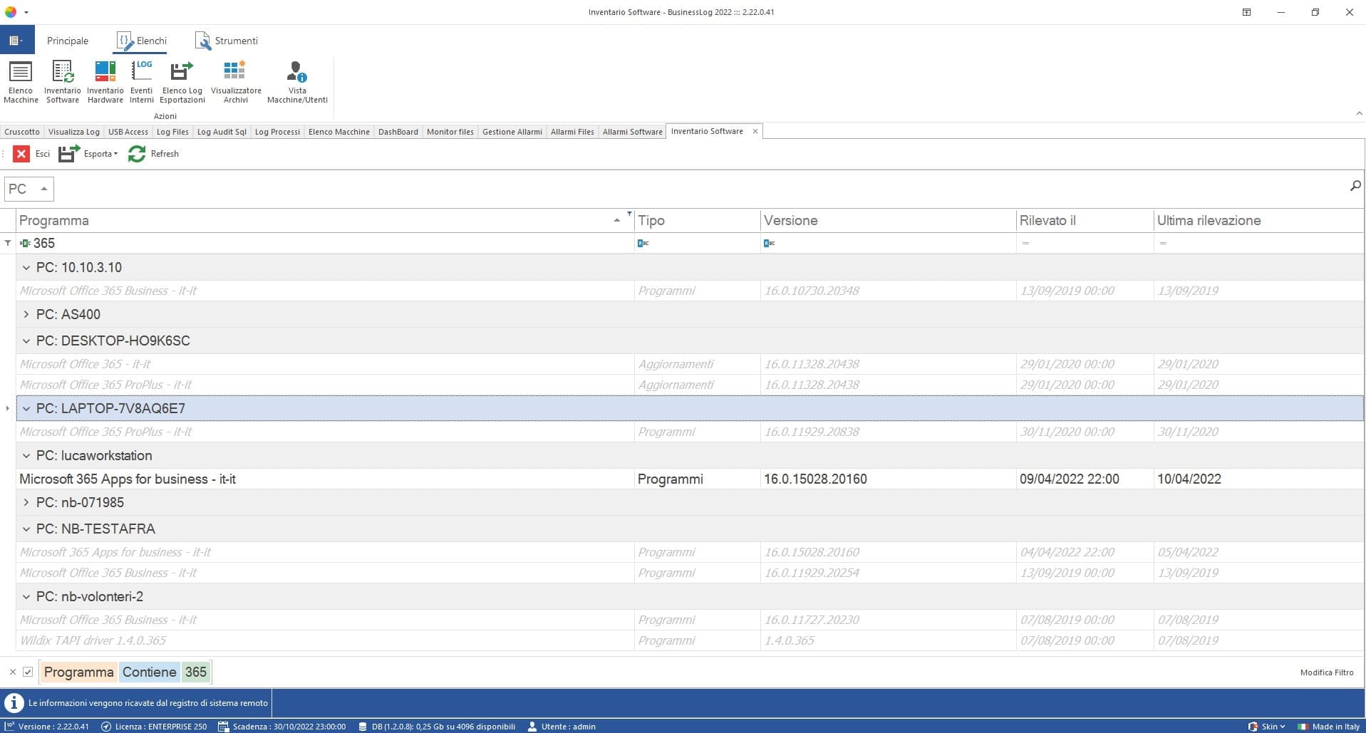 Screenshot di Business LOG - Inventario Automatico 5